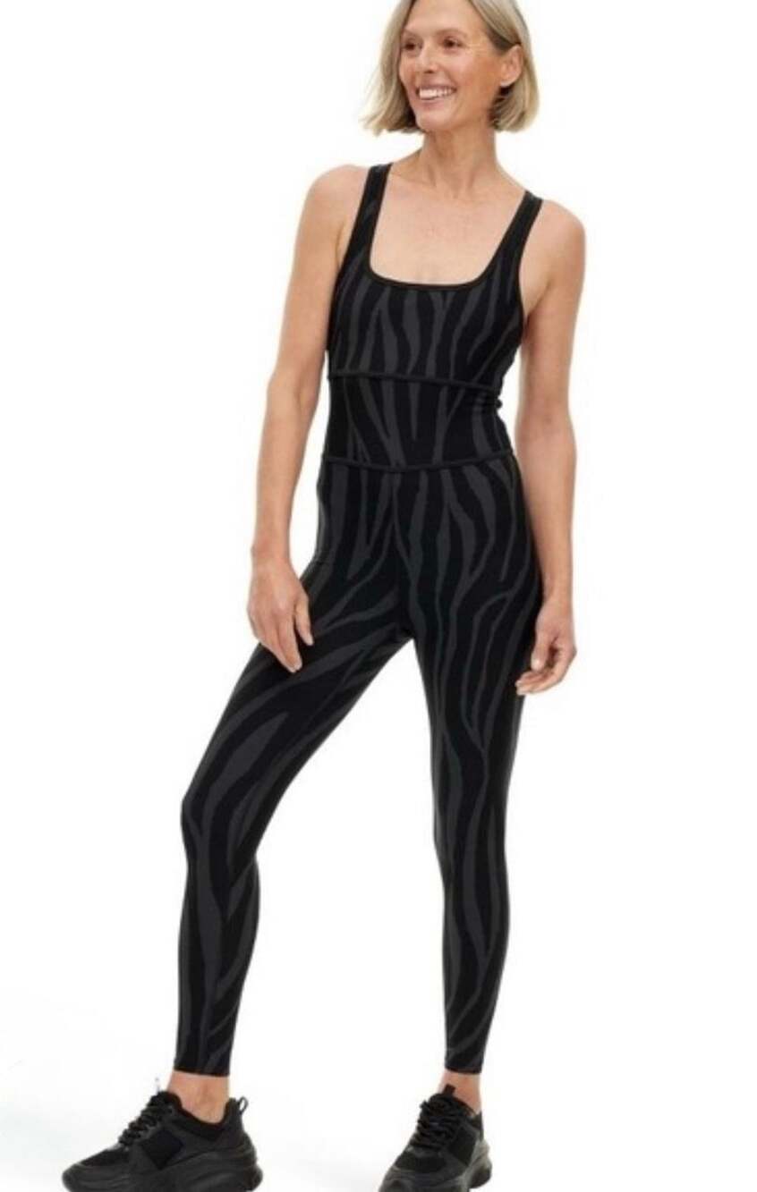 Diane von Furstenberg DVF x Target Tonal Zebra Print Bodysuit XXS